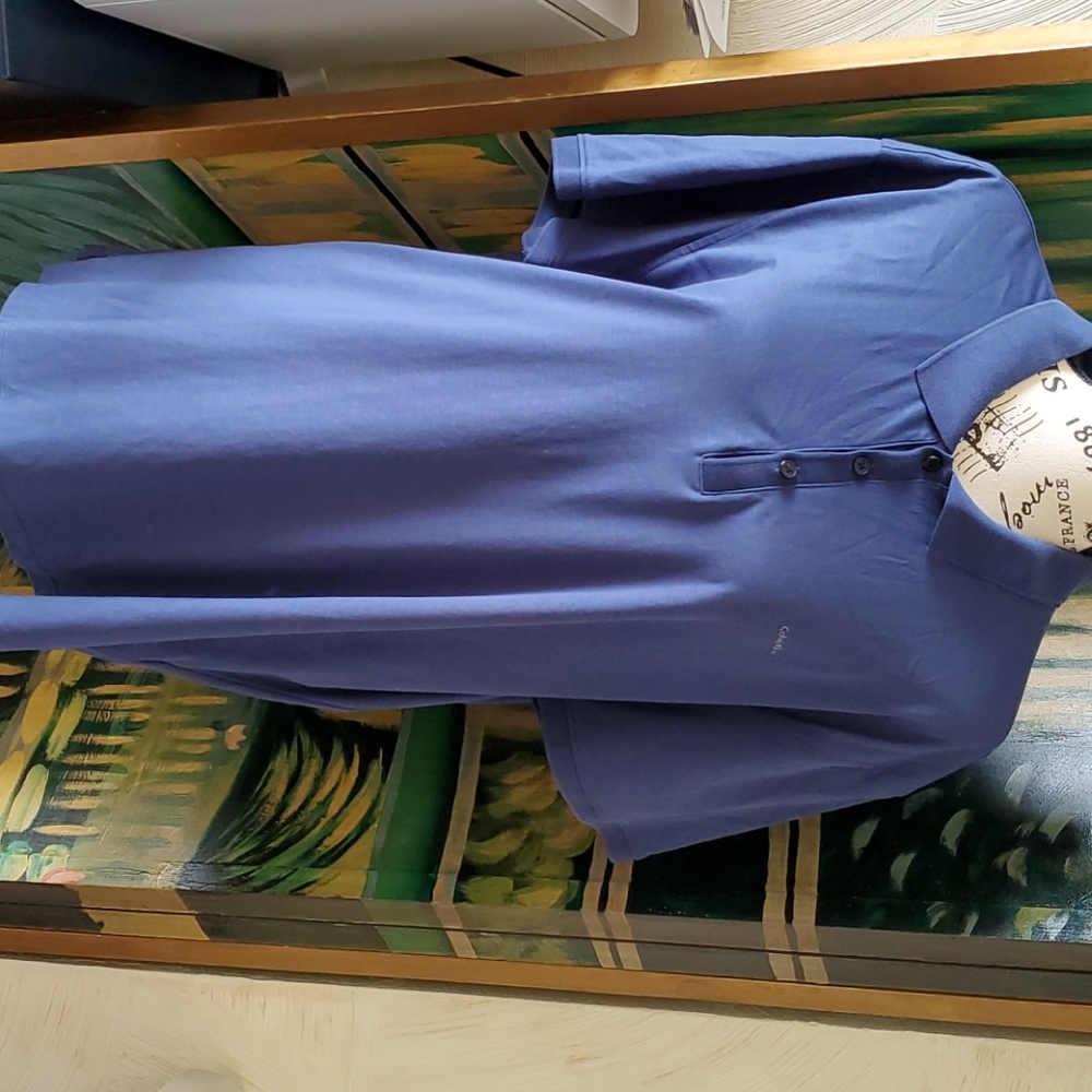 Calvin Klein Men's 3 Button liquid cotton shirt